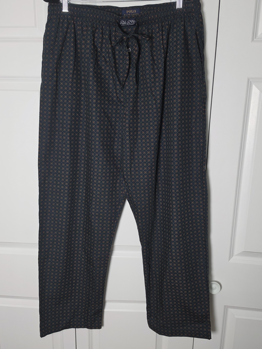 Polo Ralph Lauren XL 100% Cotton Foulard Print Pajama Lounge Pants